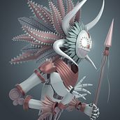 Mi proyecto del curso: Modelado de personajes en Maya. Un progetto di 3D e Modellazione 3D di Paula Núñez - 08.07.2023
