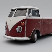 VOLKSWAGEN T1  Ein Projekt aus dem Bereich 3-D-Modellierung und 3D von sabicogu - 01.07.2023