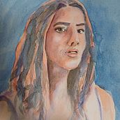 My project for course: Artistic Portrait with Watercolors . % Nerida tarafından hazırlanan Güzel sanatlar, Tablo, Suluboya Resim, Ve Portre Çizimi projesi - 07.08.2023