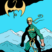 Iron Fist. Fan Art.. Traditional illustration, Arts, Crafts, Fine Arts, Painting, Comic, Sketching, Creativit, Drawing, Artistic Drawing, Sketchbook, Figure Drawing & Ink Illustration project by Zaur Romanov - 05.13.2023