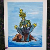 Final Sirena. Traditional illustration project by Esteban Velasquez - 07.09.2023