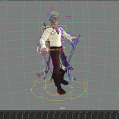 My project for course: Rigging: Body Articulation of a 3D Character. Un progetto di 3D, Rigging, Animazione di personaggi e Animazione 3D di Adrian Cunille - 13.06.2023