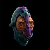 Dystopian Alien Racer. Projekt z dziedziny Design, Rzeźba i  Malarstwo użytkownika Tyler Newbry - 09.07.2023