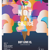 Always Choose Love. Ilustração tradicional, Ilustração vetorial, Design de cartaz, Ilustração digital, Concept Art, Design, e Publicidade projeto de Marisol Suarez - 05.07.2023