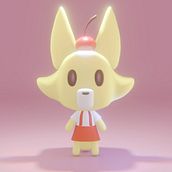 My project for course: Kawaii Character Creation in 3D with Blender. Traditional illustration, Character Design, Digital Illustration, 3D Modeling, and Manga project by purplily329 - 07.10.2023