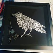 Raven Print . Un proyecto de Serigrafía de Athena Bee - 05.05.2021