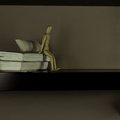 Georgiana doesnt understand why she cant sleep well. Un proyecto de Stop Motion de Karina Moroz - 08.07.2023