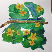Mein Abschlussprojekt für den Kurs: Naturillustrationen mit Aquarell und Gouache. Fine Arts, Painting, Watercolor Painting, Botanical Illustration, Naturalistic Illustration, and Gouache Painting project by Heike Grebe - 07.10.2023