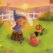 A Cinderella story. Traditional illustration, Character Design, Digital Illustration, Stor, telling, and Children's Illustration project by Monique Baats - 07.12.2023