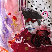 Mein Abschlussprojekt für den Kurs: Kreatives Notizbuch: Collage, Stempel, Decoupage. Un proyecto de Ilustración tradicional, Collage, Papercraft y Sketchbook de uteunddasskizzenbuch - 10.07.2023