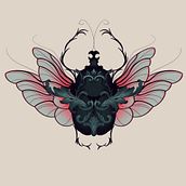 My project for course: Artistic Tattoo Design with Golden Effects in Procreate. Traditional illustration, Digital Illustration, and Tattoo Design project by Emily Gilmore - 07.10.2023