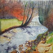 Mi proyecto del curso: Pintura de paisajes realistas con acuarela. Un progetto di Belle arti, Pittura, Bozzetti, Pittura ad acquerello e Illustrazione naturalistica di Luis Abreu - 10.07.2023