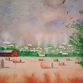 Mi proyecto del curso: Paisajes en acuarela: técnicas y herramientas experimentales. Un progetto di Belle arti, Pittura e Pittura ad acquerello di Luis Abreu - 10.07.2023