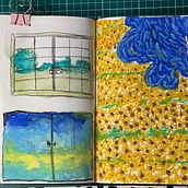 Meu projeto do curso: Exercícios no sketchbook para crescer artisticamente Ein Projekt aus dem Bereich Traditionelle Illustration, Bildende Künste, Skizzenentwurf, Zeichnung und Sketchbook von KAROLLINNE LEVY PONTES DE AGUIAR - 11.07.2023