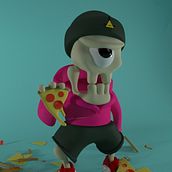 Mi proyecto del curso: Creación y animación de monstruos con Cinema 4D . Un projet de 3D, Animation, Animation de personnages, Animation 3D, Modélisation 3D , et Conception de personnages 3D de Ivan Pernigotti - 11.07.2023