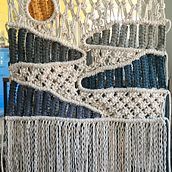 My project for course: Basic Macramé: Knot Nature-Inspired Tapestries. Macramé, and Textile Design project by amyhayden5 - 07.11.2023