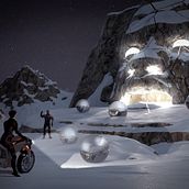 Mi proyecto del curso: Ambientes futuristas en 3D con Photoshop y Blender. Een project van 3D, Fotografische postproductie, Retoucheren van foto's,  3D-modellering y  Concept art van Isabel Soler - 10.07.2023