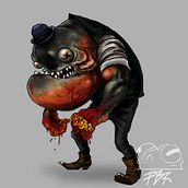 Sleep with the fishes - Character study & Personal project. Un projet de Conception de personnages, Sculpture, Illustration numérique, Art conceptuel, Conception de personnages 3D, Conception 3D , et Conception de jeux vidéo de Flora van der Linde - 19.04.2021