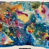 Mijn project van de cursus: Moderne aquareltechnieken. Een project van Traditionele illustratie,  Beeldende kunst, Schilderij y Aquarelschilderen van Ingrid Bracke - 11.07.2023