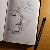 Sentimentale. Een project van Tekening met potlood van Audrey Bernard - 11.07.2023