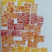 Meu projeto do curso: Sketchbook com carimbos feitos à mão. Traditional illustration, Pattern Design, Printing, Sketchbook, and Engraving project by Thaís Medeiros - 07.11.2023