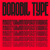 Borobil type. Un proyecto de Tipografía y Diseño gráfico de alex winterbottom - 13.02.2023