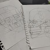 Mi proyecto del curso: Dibujo anatómico para principiantes. Fine Arts, Sketching, Pencil Drawing, Drawing, Realistic Drawing, and Figure Drawing project by lisbeth.rufinodl - 07.12.2023