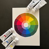 Gouache color wheel for Gouache Painting: Create Vibrant Works of Art. Painting project by cynthia62 - 07.11.2023