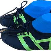 Fashion Footwear Design for male users with the flat foot pathology. Shoe Design project by Inês Belo - 07.12.2023