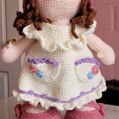 Mi proyecto del curso: Elaboración de muñecas amigurumi románticas Ein Projekt aus dem Bereich H, werk, Spielzeugdesign, Weben, Crochet, Amigurumi und Textildesign von bescobarpino - 12.07.2023