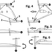 The concept of a vertical take-off and landing flying wing aircraft . Projekt z dziedziny Design użytkownika Jakub Marszałkiewicz - 12.07.2023
