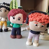 Mi proyecto del curso: Amigurumis: personas tejidas a crochet. Un progetto di Artigianato, Design di giocattoli, Fiber Art, Uncinetto, Amigurumi e Textile Design di miriam.valdebenito.r - 12.07.2023