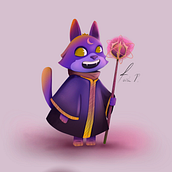 Meu projeto do curso: Design de personagens fantásticos no Procreate. Traditional illustration, Character Design, Digital Illustration, Digital Drawing, and Digital Painting project by tatitattoostudio - 07.12.2023