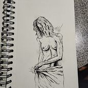  Dibujo artístico con tinta. Traditional illustration, Drawing, Artistic Drawing & Ink Illustration project by Abner Saúl - 07.13.2023
