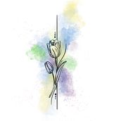 My project for course: Watercolor-Style Tattoo Techniques: Creating Art on Skin. Traditional illustration, Painting, Watercolor Painting, and Tattoo Design project by nordahlink - 07.13.2023