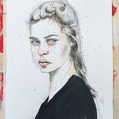 Mój projekt z kursu: Portret akwarelowy na bazie fotografii . Traditional illustration, Watercolor Painting, and Portrait Drawing project by Greg - 06.01.2023