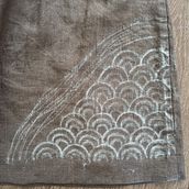 My project for course: Introduction to Japanese Sashiko Stitching. Embroider, Fiber Arts, DIY, Upc, cling, and Textile Design project by Maria Gribova - 07.13.2023
