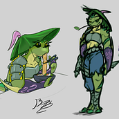 Fighter frog character design. Character Design, and Digital Illustration project by boran arslan - 07.13.2023