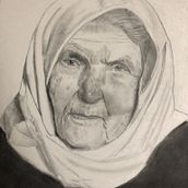 "Acceptance". Portrait Drawing project by Karen Steed - 07.13.2023