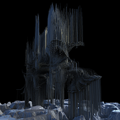 My organic experience . 3D, Architecture, 3D Modeling, Digital Architecture, ArchVIZ, and Spatial Design project by XXZXCUZX ME cc - 07.14.2023