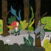 Meu projeto do curso: Criação de livro infantil ilustrado no Adobe Photoshop. Un proyecto de Ilustración tradicional, Diseño editorial, Dibujo, Stor, board, Ilustración infantil, Narrativa y Álbum ilustrado						 de Alice Nardes - 13.07.2023