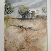 Paysage rural. Un progetto di Pittura ad acquerello di clongato - 14.07.2023