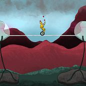 Cuerda tensa . Un proyecto de Ilustración tradicional de maki16121990 - 16.12.2022