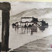 Acquerello b/n. Watercolor Painting project by mrov5903 - 07.14.2023