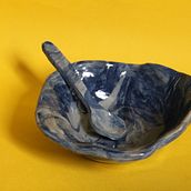 Mi proyecto del curso: Técnicas de marmoleado en cerámica. Accessor, Design, Arts, Crafts, and Ceramics project by rafaellagottfriedg - 07.15.2023