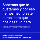 Mi proyecto de PutosModernos para PutosModernos. Un proyecto de Publicidad, Cop, writing, Stor, telling y Comunicación de Oriol Balcells Gumà - 15.07.2023