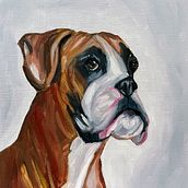 Mi proyecto del curso: Retrato realista de mascotas con pintura al óleo. Fine Arts, Painting, Oil Painting, and Naturalistic Illustration project by Gemma Quilez - 07.15.2023