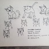 Leo criatura la noche . Traditional illustration, Character Design, Comic, and Manga project by Staz Gore - 07.15.2023