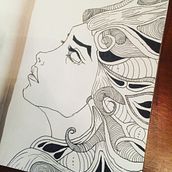 Art Made in a Past Life . Un proyecto de Bocetado, Sketchbook, Dibujo e Ilustración con tinta de shelbynicole1209 - 15.07.2023