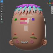 Meu projeto do curso: Criação de personagens Kawaii em 3D com Blender. Un progetto di Illustrazione tradizionale, Character design, Illustrazione digitale, Modellazione 3D e Manga di Gedja3d Studio - 14.07.2023